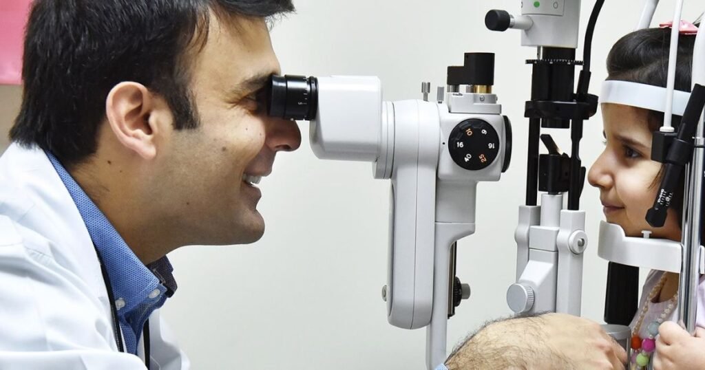 Doctor children Ophthalmology eye