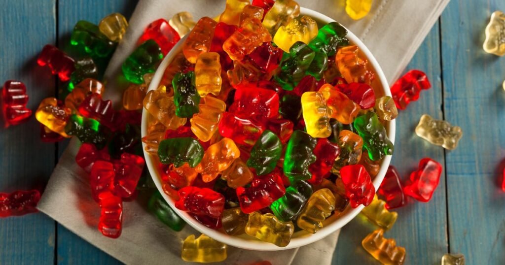 Healthy Vegan Gummy Bears Candy