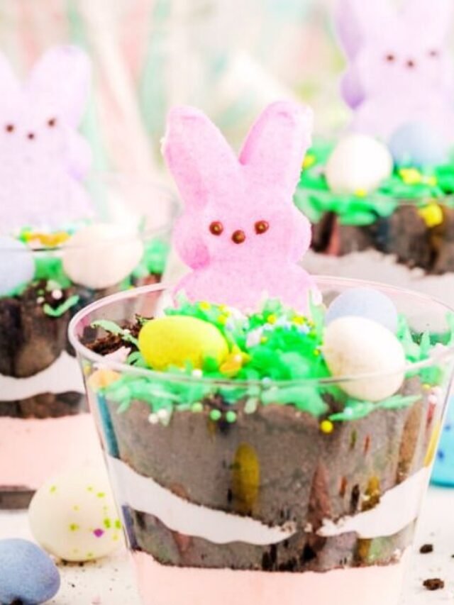 Easter Dirt Cups