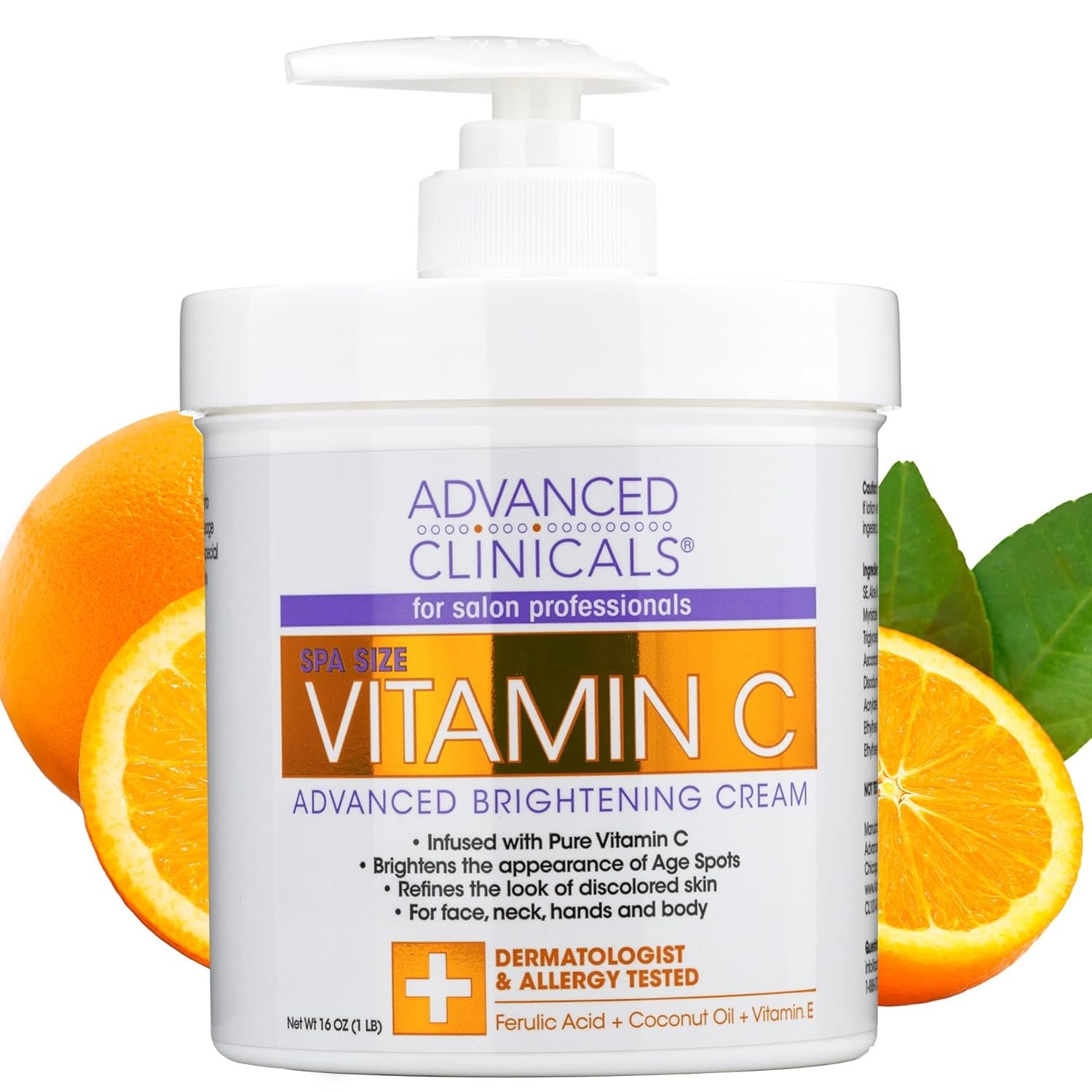 Advanced Clinicals Vitamin C Cream Face