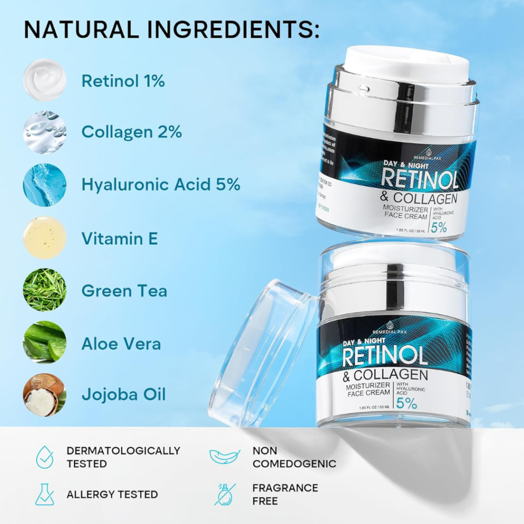 Collagen Cream Natural Ingredients